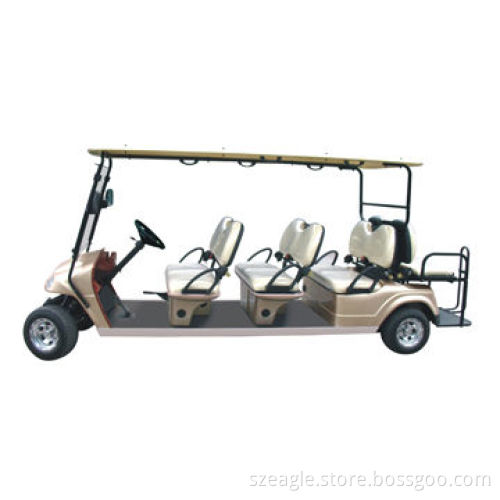 8-passenger Electric Golf Utility Vehicle with Rear Flip Flop Seat, CE-approved